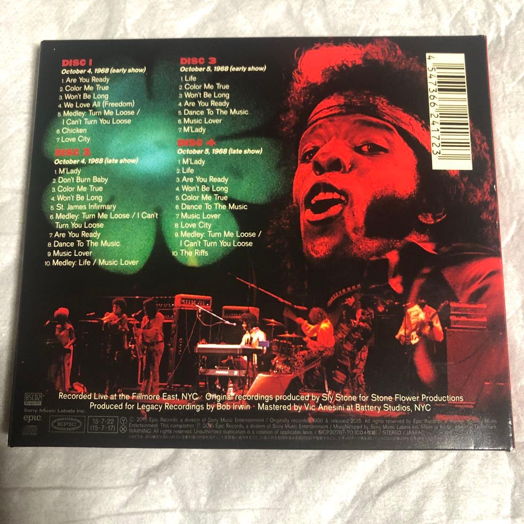 洋楽 SLY AND THE FAMILY STONE/ FILLMORE EAST