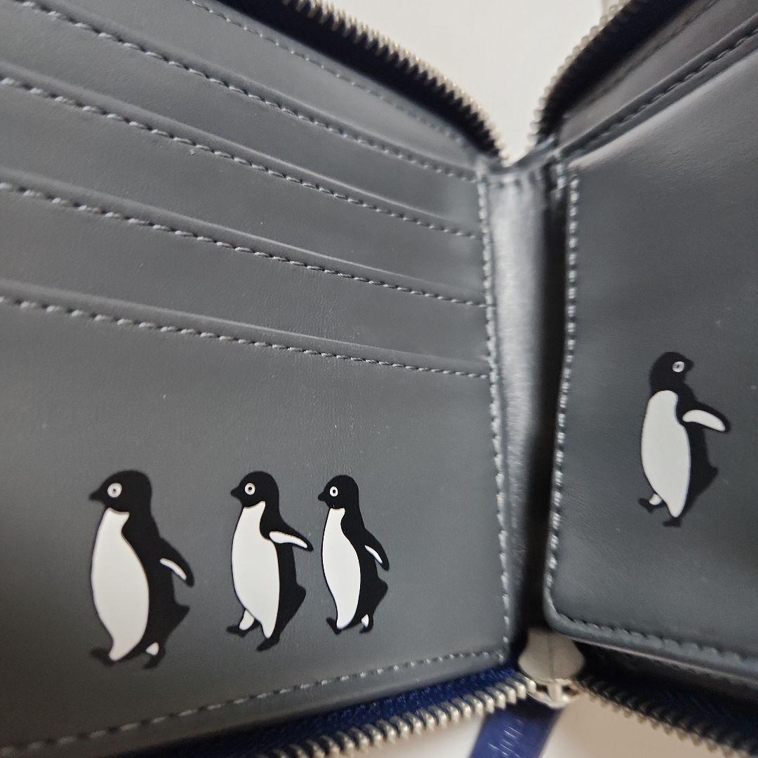 graniphグラニフペンギン☆ 二つ折り財布 ネイビー