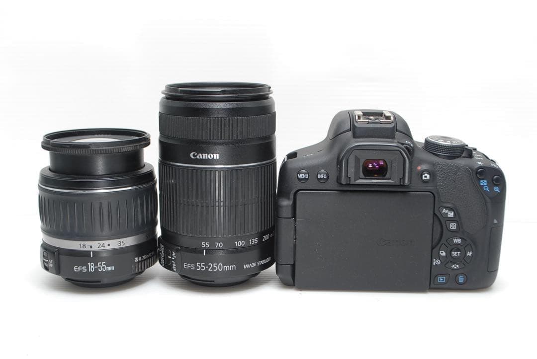 ⭐︎Canon kiss X8i⭐︎ダブルレンズセット美品 連写性能が高い 美品