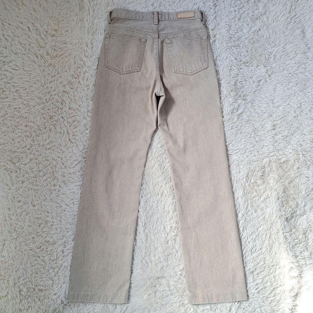 美品 SHISHIKUI BASIC JEANS ベージュ24 レングス+5cm