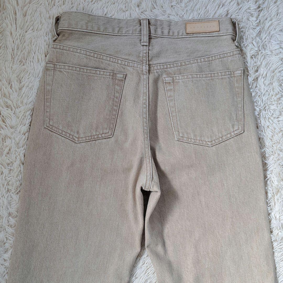 美品 SHISHIKUI BASIC JEANS ベージュ24 レングス+5cm