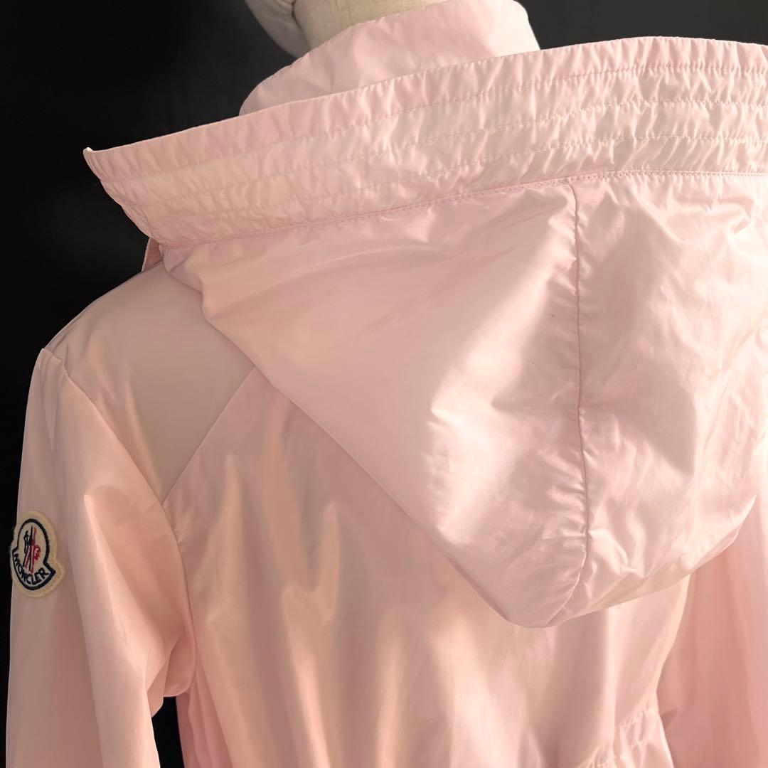 『美品』MONCLER MYRTILLE スプリングコート フリル ピンク S
