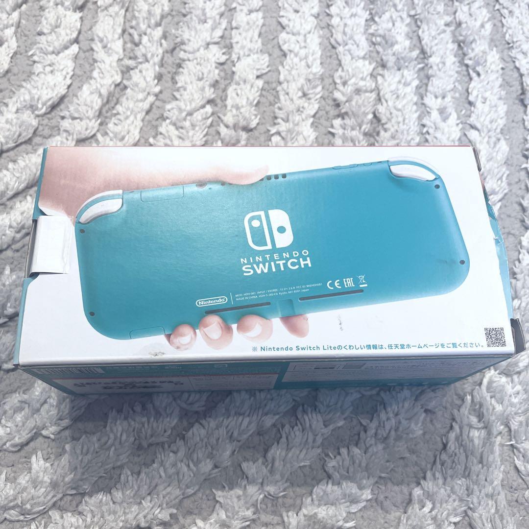 【美品】Nintendo Switch Lite 本体 ターコイズ 充電ケーブル