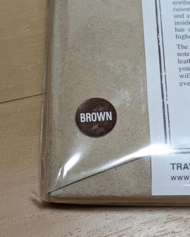 トラベラーズノート　TO&FRO　レギュラーサイズ　ブラウン　新品