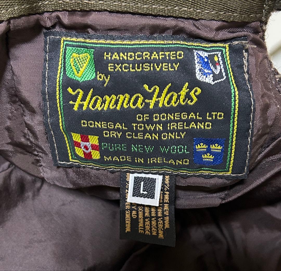 Hanna Hats キャップ　Donegal製　90〜00sヴィンテージ 希少