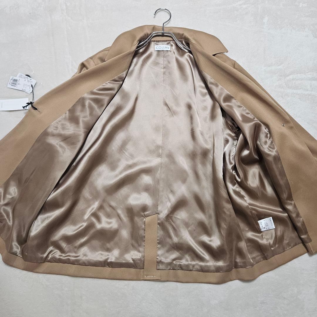 新品　ESTNATION COLUMN トッパーコート　ジャケット　キャメル