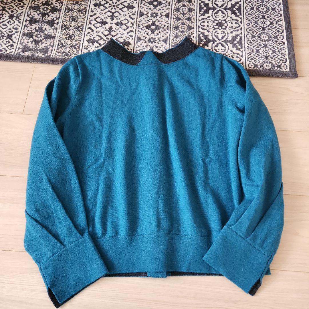 新品アデュートリステス　トロンプルイユカーディガン