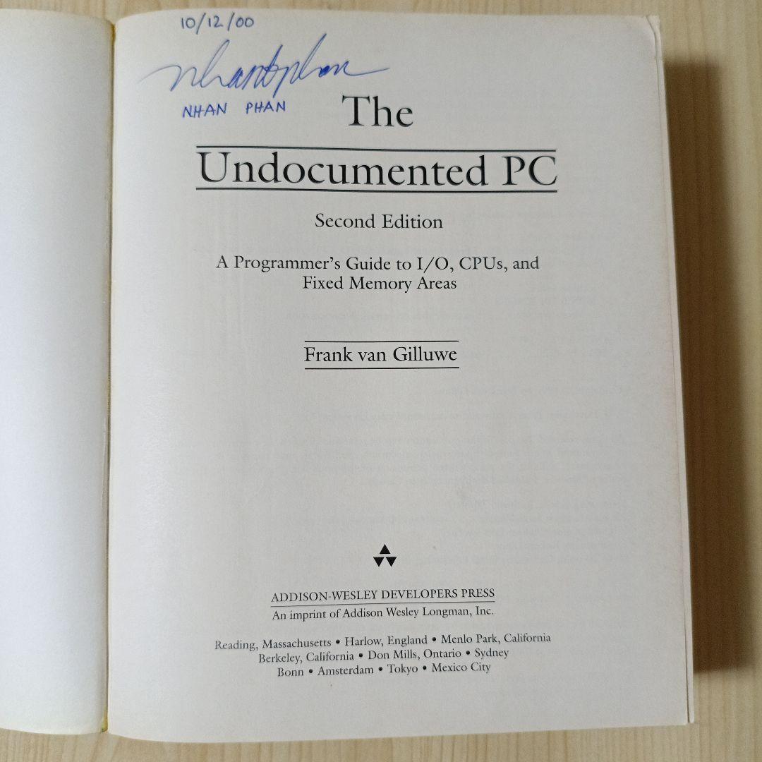 The Undocumented PC 第二版