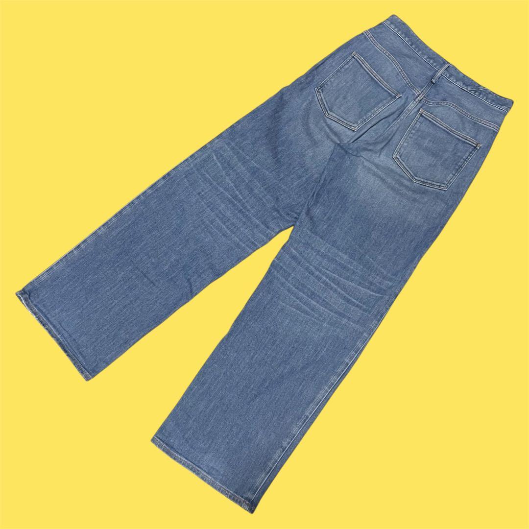 美品 アッパーハイツ The Niece Bleuclair ワイドデニムパンツ