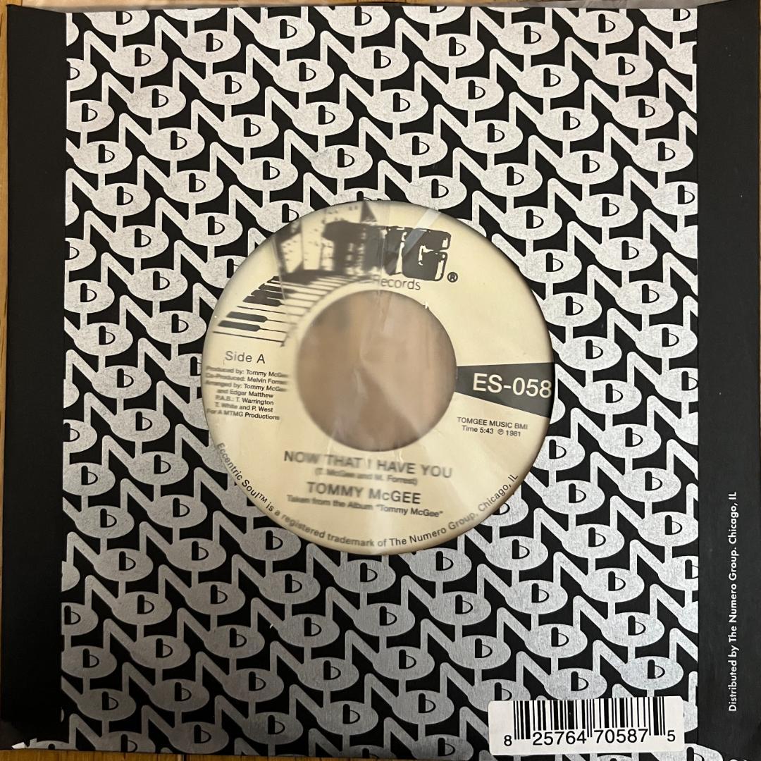 洋楽 7\"  McGEE NOW THAT I HAVE YOU