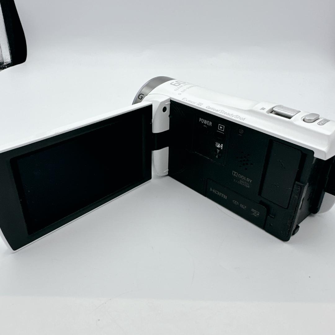 【概ね美品】ソニー SONY Handycam ホワイト HDR-CX420