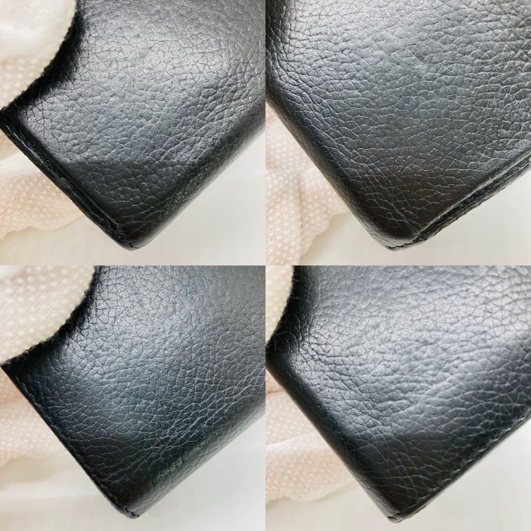 BALENCIAGA バレンシアガ ミニウォレット 三つ折り財布 黒 A838
