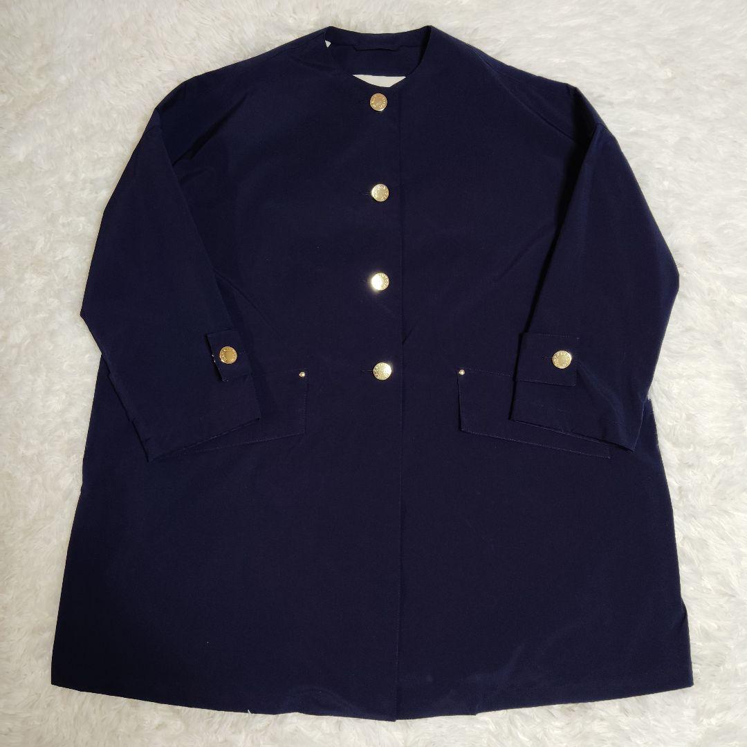 美品 マッキントッシュ HUMBIE NO COLLAR スプリングコート