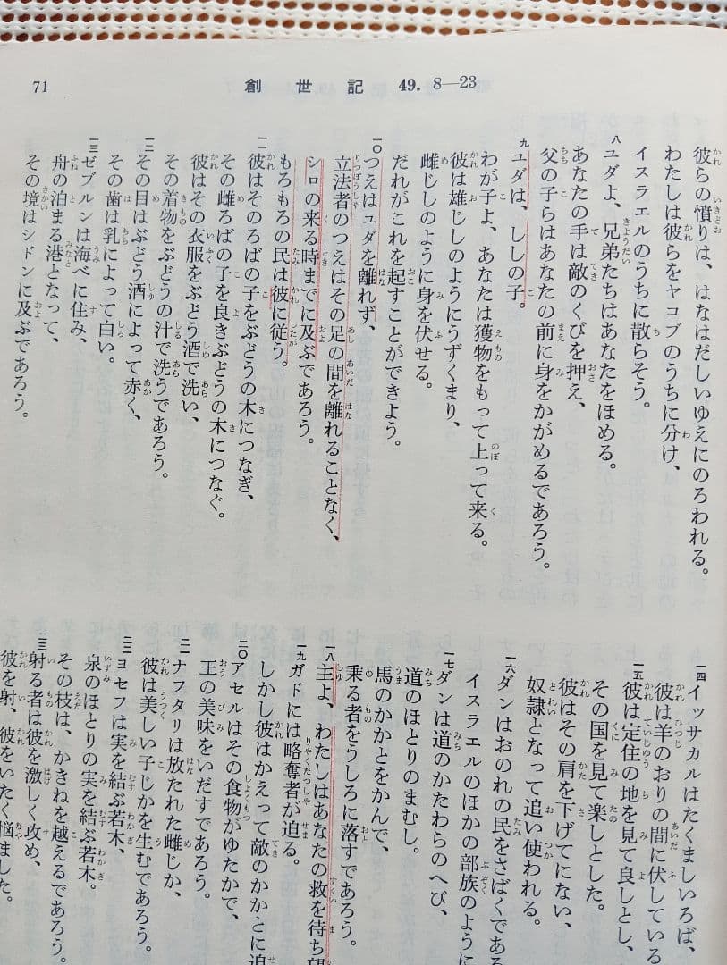 ■折皮装三方金　大型聖書 引照つき 日本聖書協会　JCO59S 　1971