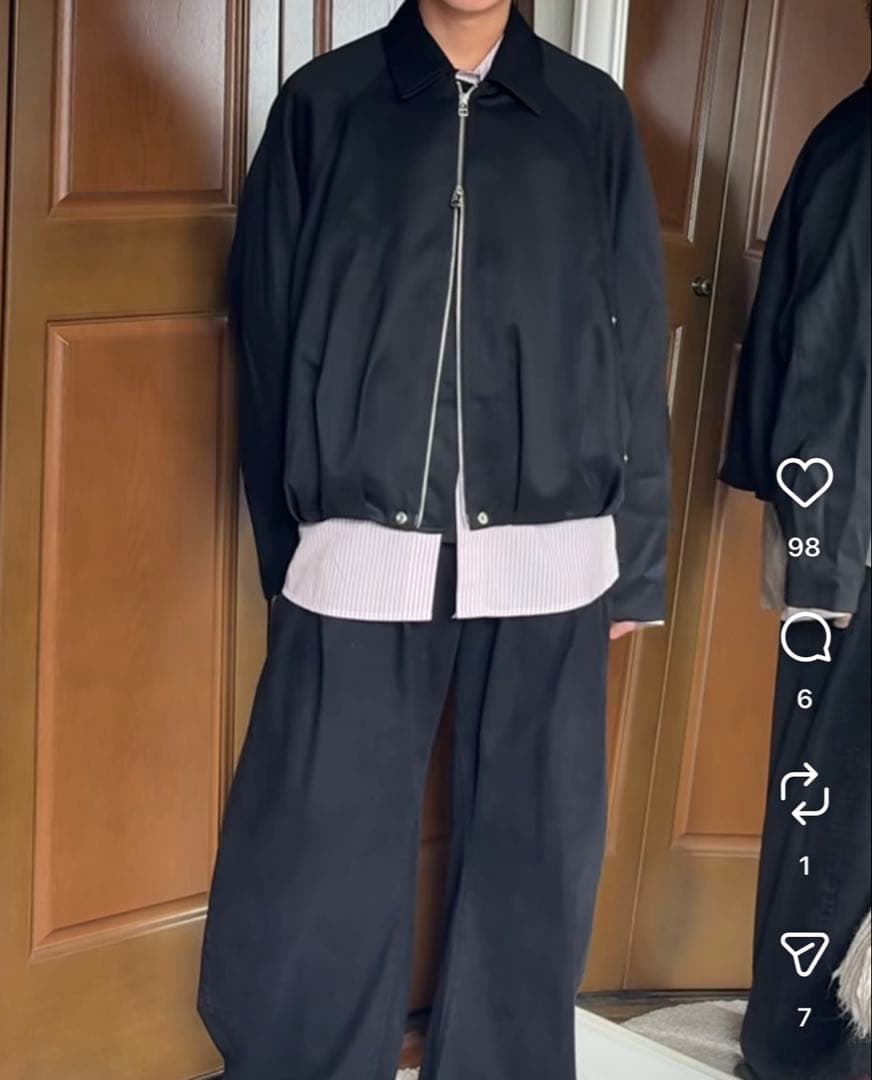 ジャケット・アウター Conz Baloon zip up jacket
