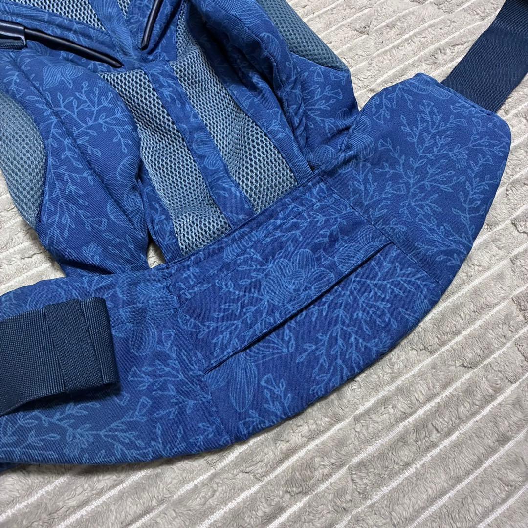 【正規品】エルゴベビー ベビーキャリア OMNI360 ブルーブルーム　花柄
