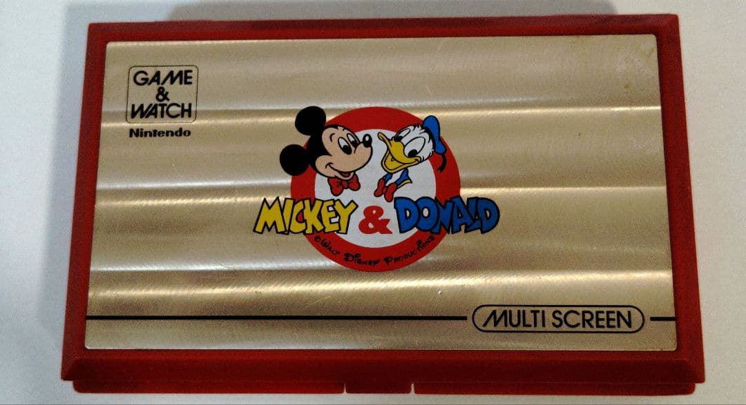 任天堂 ゲーム & ウォッチ ミッキー & ドナルド 希少品　稼働確認済