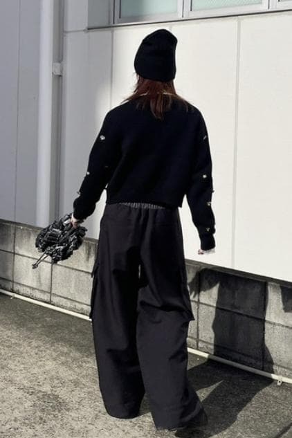 AMERI アメリ TWINKLE BIJOU SHORT KNIT TOP