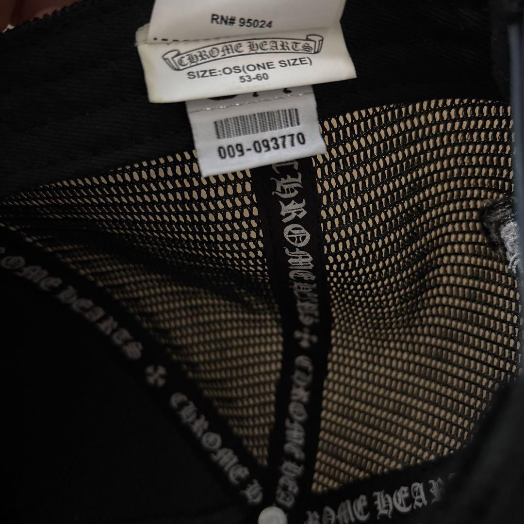 CHROME HEARTS ブラックキャップ OS-ONE SIZE