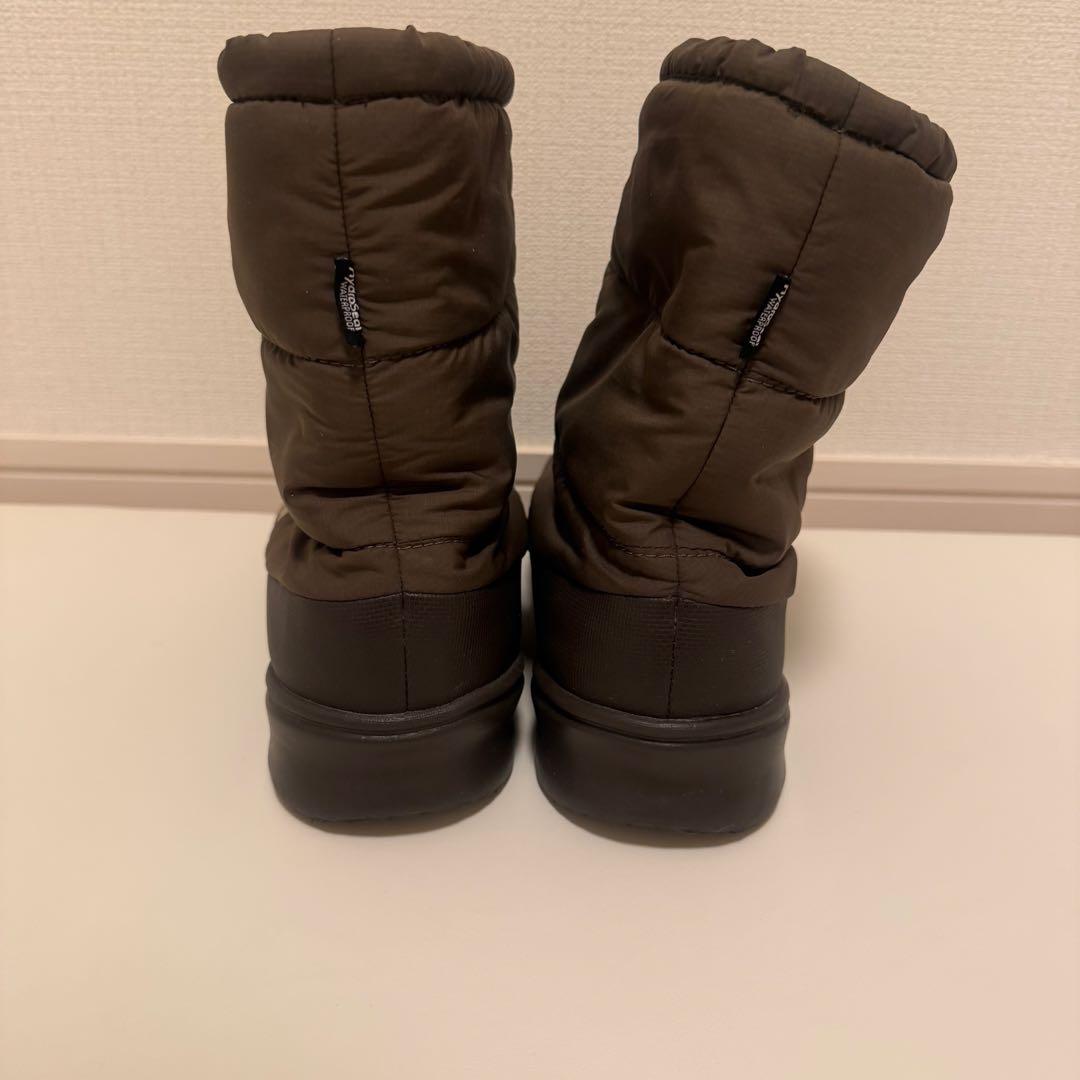 【美品】ノースフェイス ヌプシ スノーブーツ 23cm ニュートープグリーン