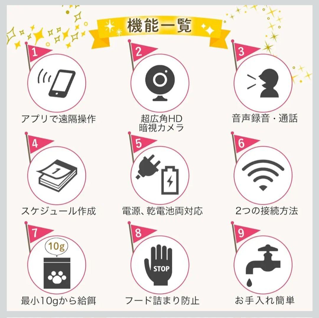 <最終値下げ>P2Proペット自動給餌器（新品未使用）送料込み