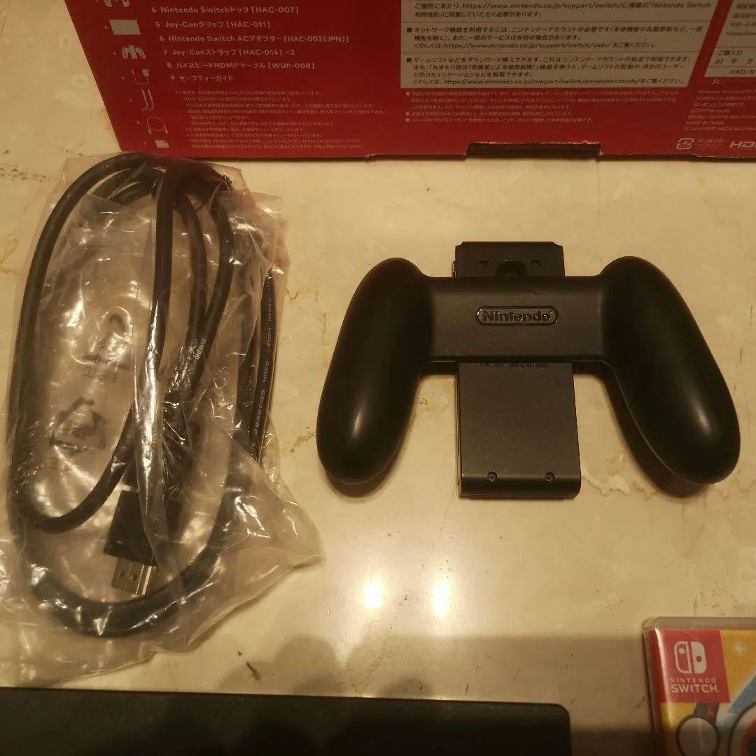 Nintendo Switch 本体 グレー 付属品あり 保護ケース付き