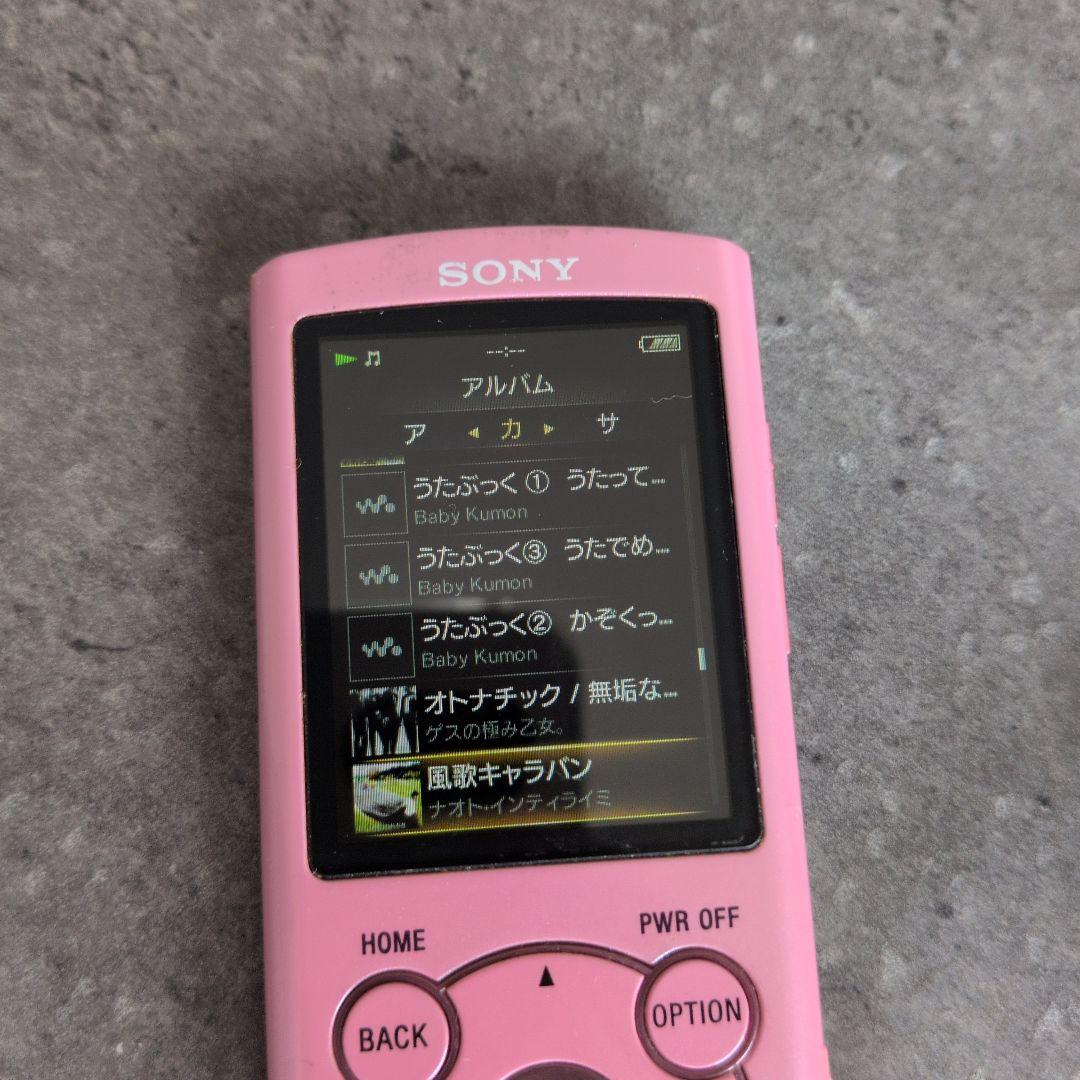SONY ポータブルプレーヤー ピンク
