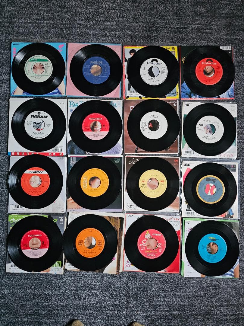 80年代 女性アイドルアイドル　EP　レコード　16枚セット　中古