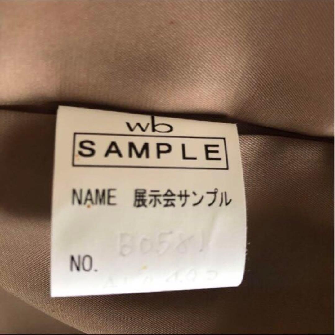 【新品同様美品】本革　Aライン　レザー　トレンチコート