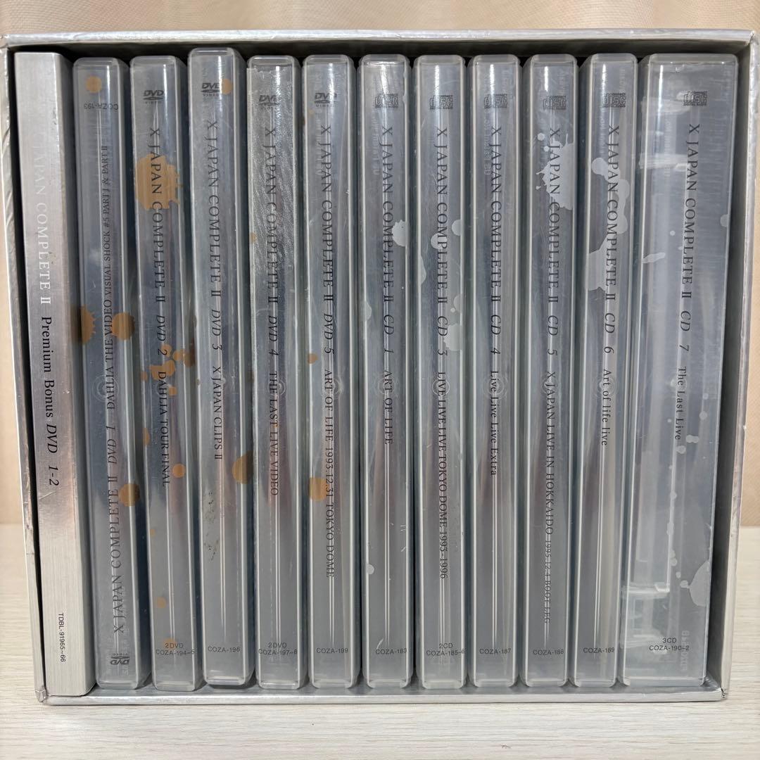 X JAPAN COMPLETE II CD・DVD ボックスセット　7808