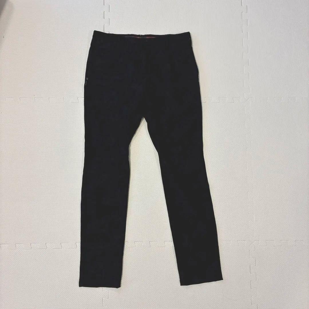 BRIEFING GOLFパンツ メンズ Mブラック 迷彩 カモフラ ストレッチ