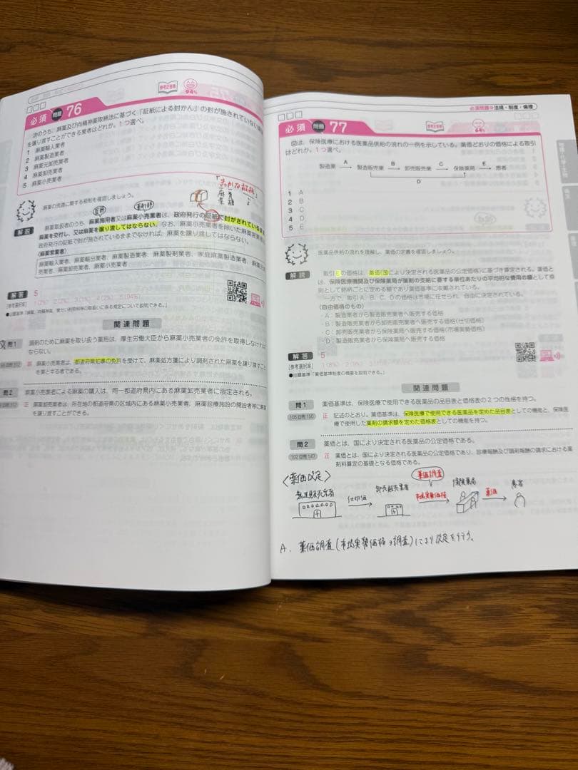 薬ゼミ 101～110回 10年分 薬剤師国家試験 回数別既出問題集 薬学