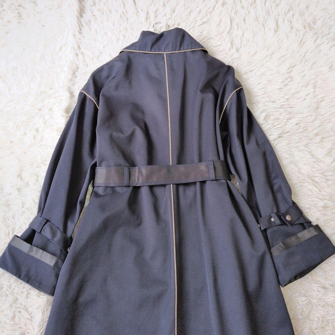 AMERI STUDIOUS別注 invert シームトレンチコート ネイビー