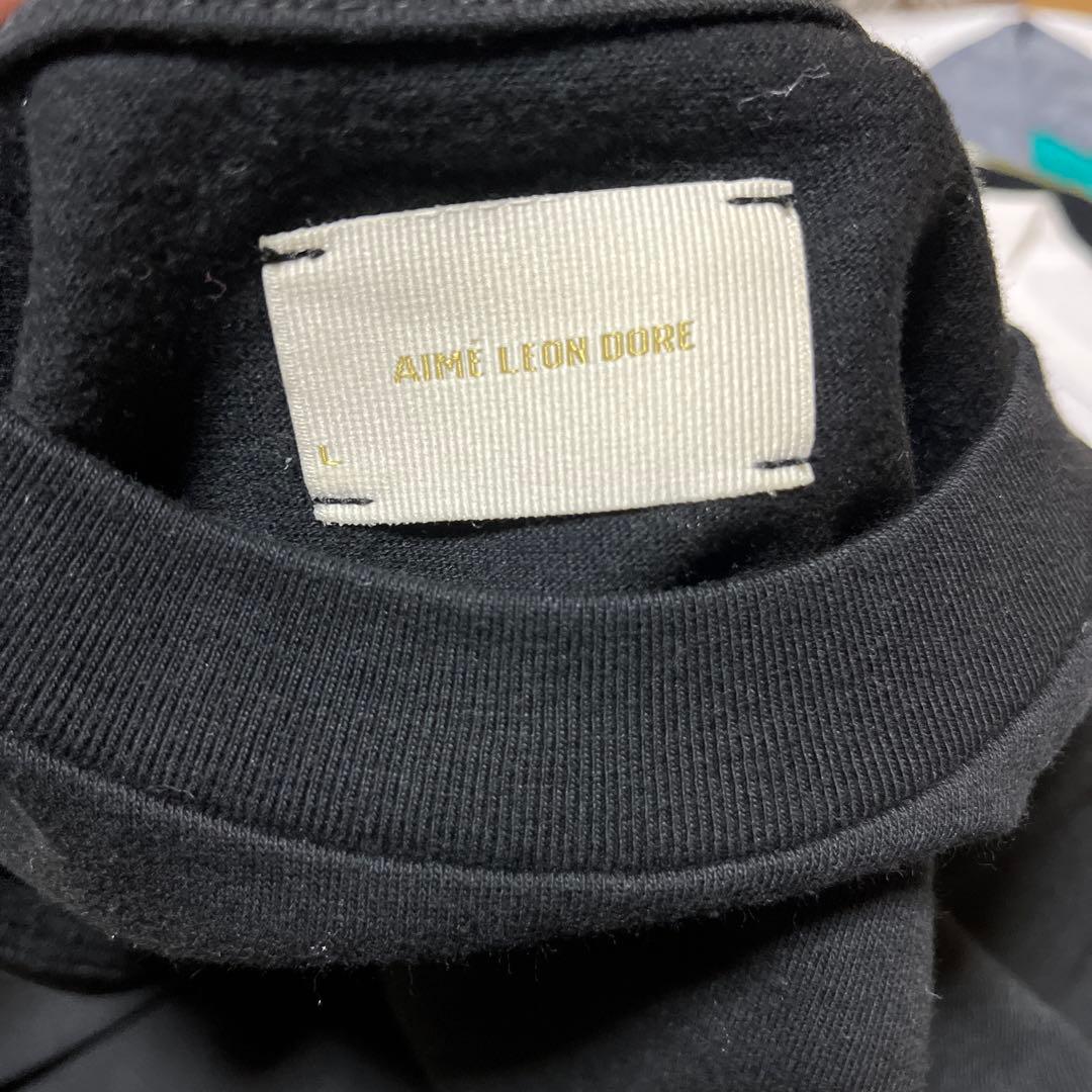 Aimé Leon Dore ブラック Tシャツ Lサイズ