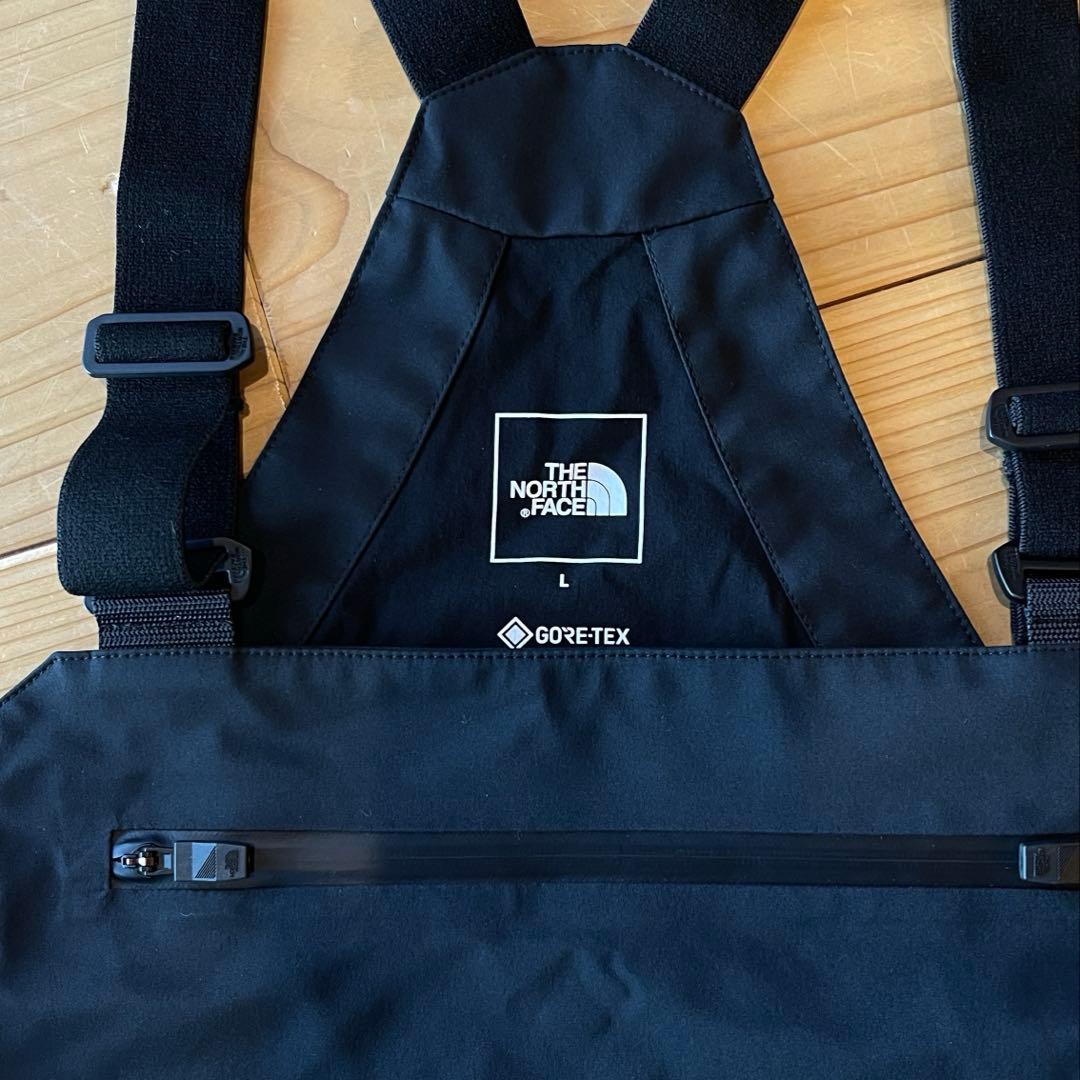 新品 ノースフェイス L 黒ゴアテックス レイバックBCビブ ユニセックス