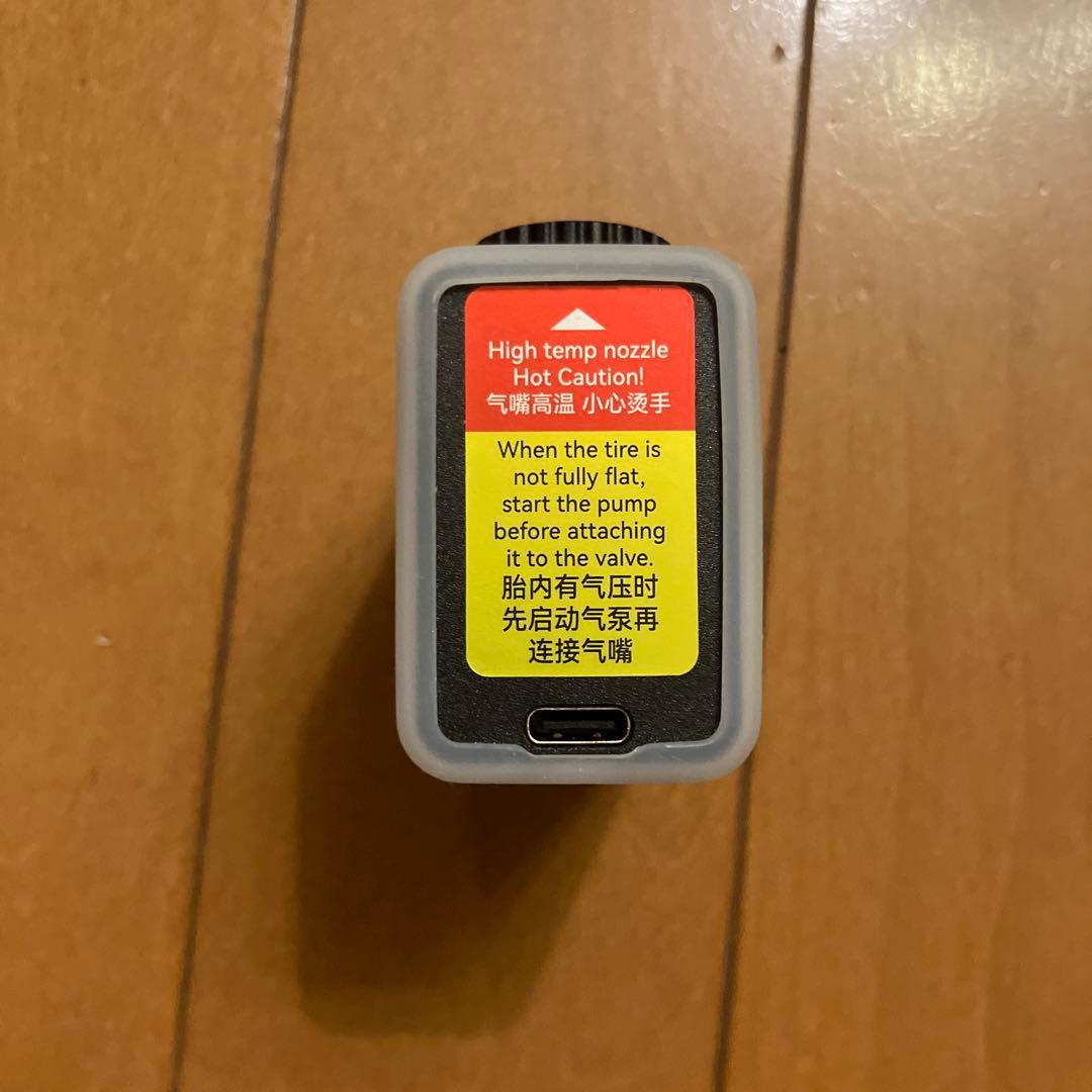 CYCPLUS 携帯ポンプ USBケーブル付き