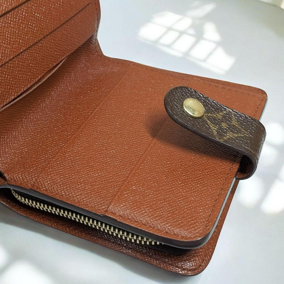 Louis Vuitton コンパクトジップ モノグラム 二つ折り M61667
