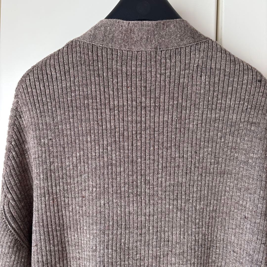 Plage jazz linen rib カーディガン