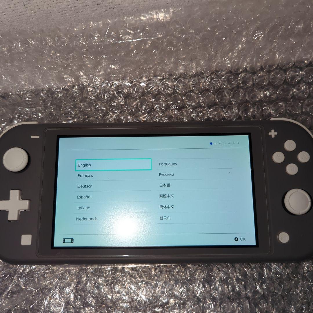 訳あり　Nintendo Switch ライト　グレー