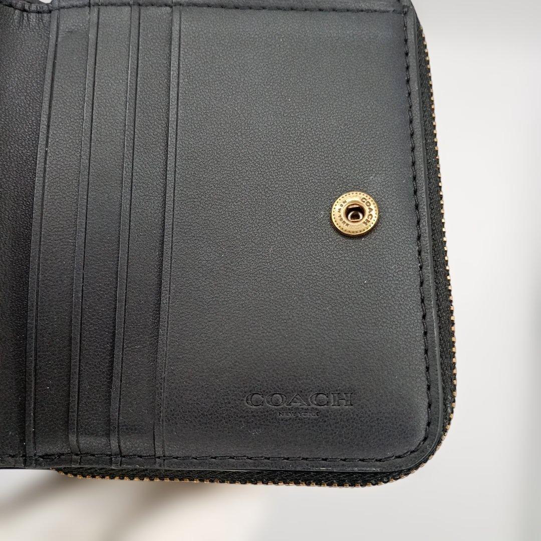 COACH コーチ 二つ折りウォレット ブラック
