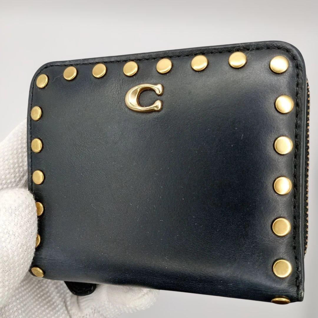 COACH コーチ 二つ折りウォレット ブラック