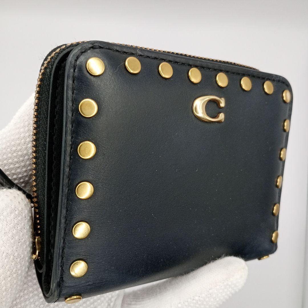 COACH コーチ 二つ折りウォレット ブラック
