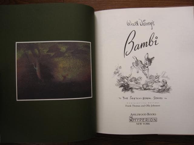 Walt Disney’s Bambi： The Sketchbook　バンビ