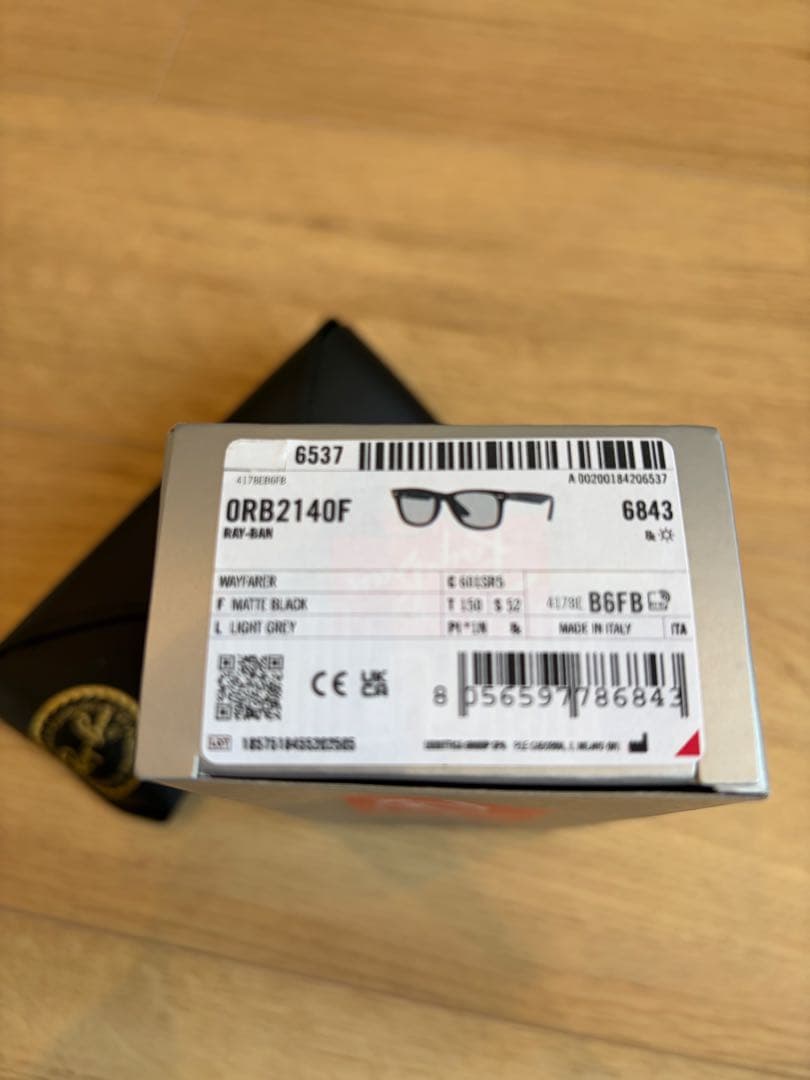 Ray-Ban ORB2140F /ブラック サングラス