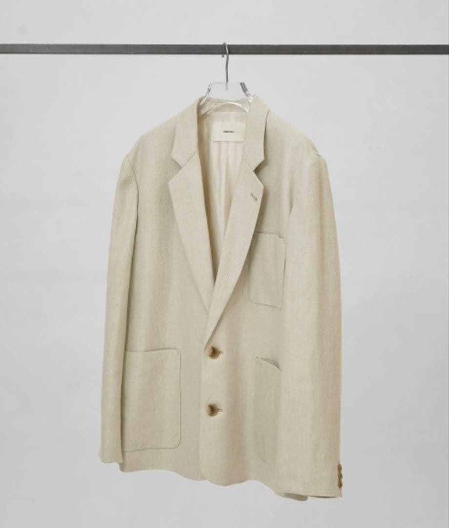 ジャケット・アウター todayful Boyfriend Linen Jacket38 ECRU