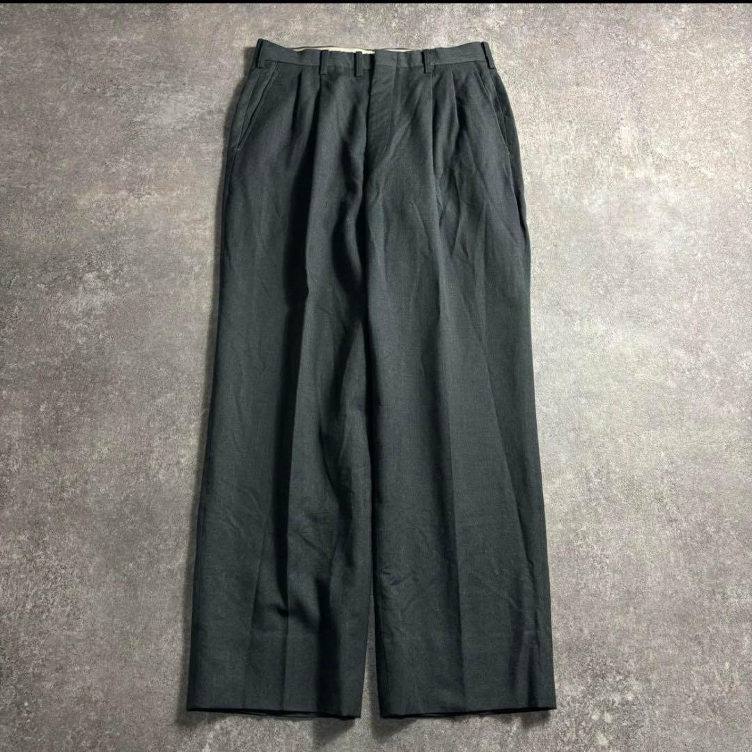 【vintage】セットアップ ダブルスーツ シックグリーン