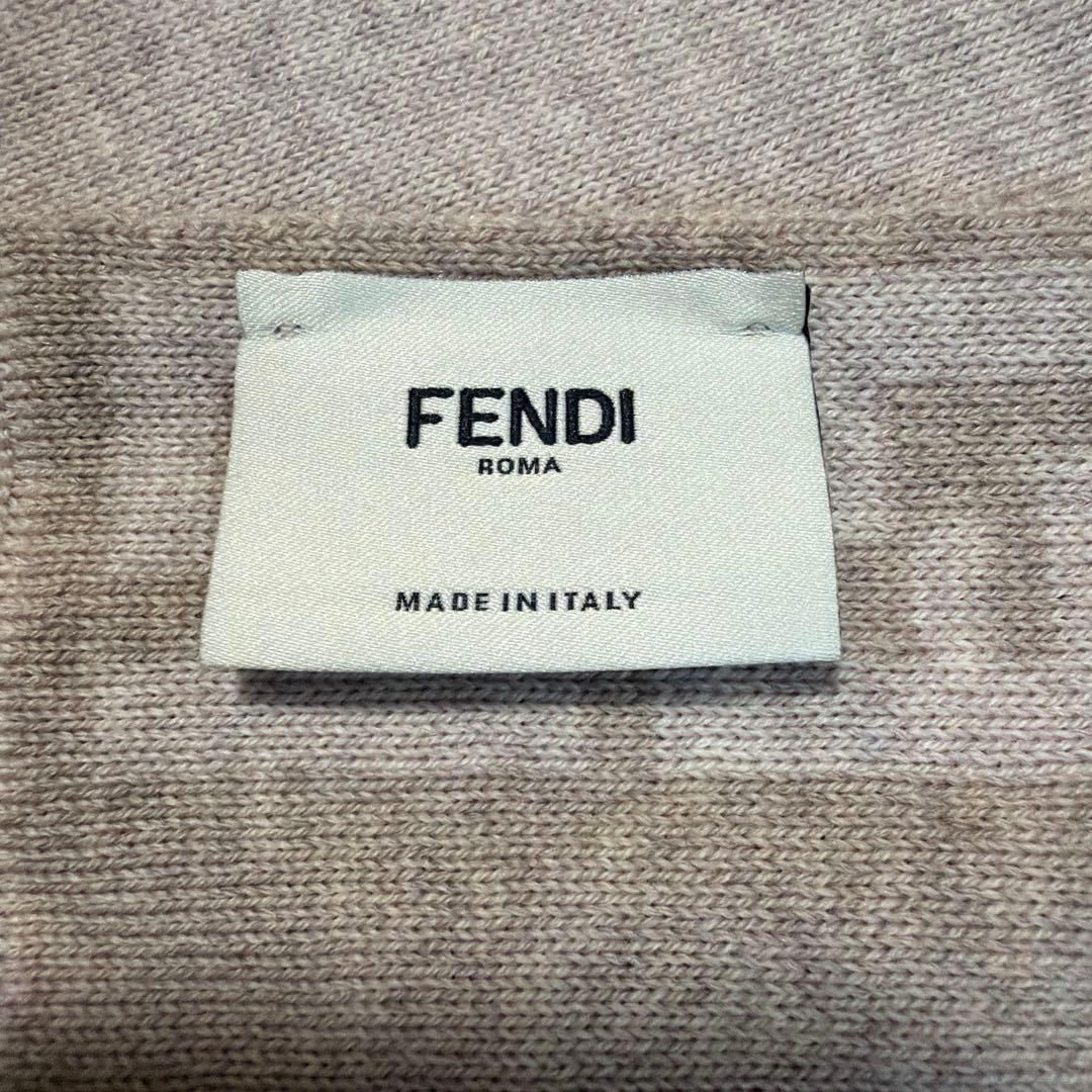 FENDI グレー マフラー イタリア製
