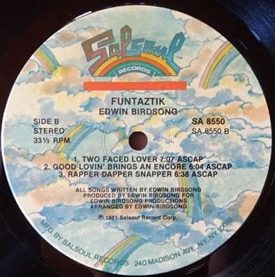 洋楽 EDWIN BIRDSONG/FUTAZTIK (US LP)