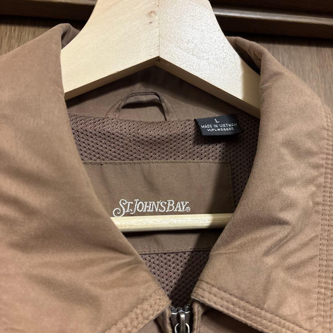 【珍品】St. John's Bay ピンクブラウン スイングトップ L