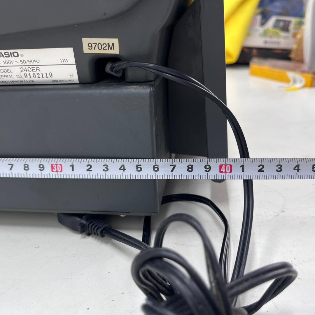 K◇CASIO カシオ 240ER レジスター 取扱説明書 動作確認済み